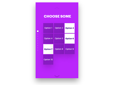 Multiple choice | Mobile UI