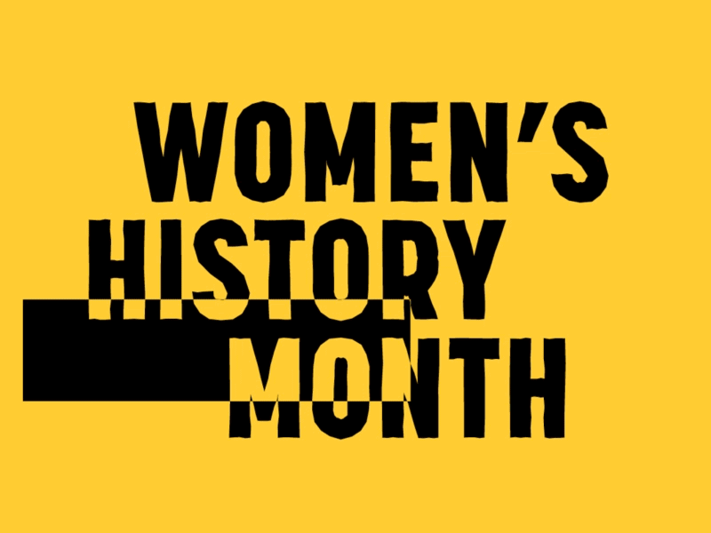Women's History Month design intro motion thrillist title title sequence women womens history month