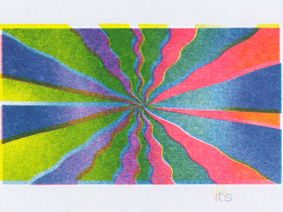 HellYesHellNo animation design motion psychedelic riso risograph risography