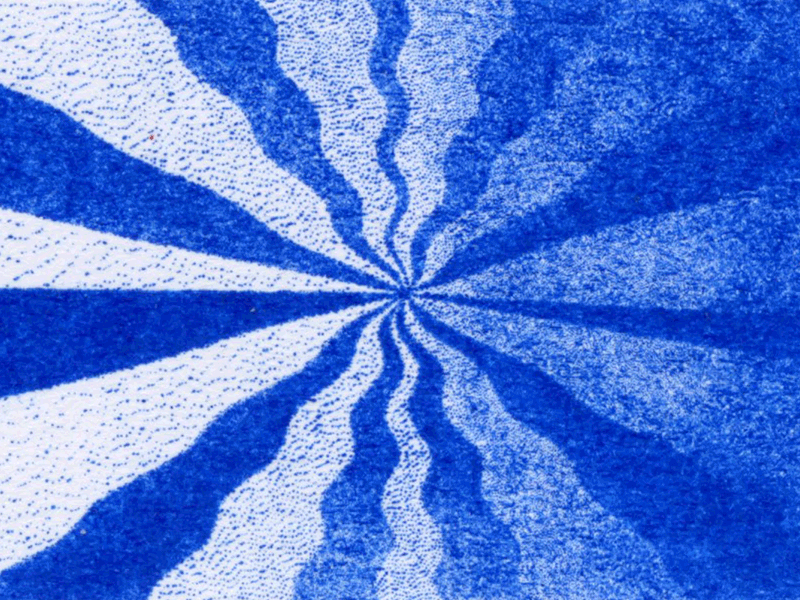 Spiral Blue animation blue design motion riso risograph risography spiral