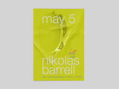 Nikolas Barrell Trio Poster