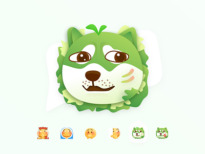 🥬 Vegetables Doge Sticker