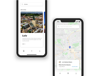 City app city app invision studio iphone x
