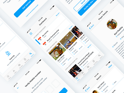 Social application for sport teams and team members