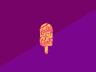 TASTY PANTS animated logo brand branding ice pop identity logo logotype marks popsicle symbols tasty