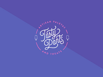 TASTY PANTS animated logo artisan brand branding ice pop identity logo logotype marks popsicle symbols tasty