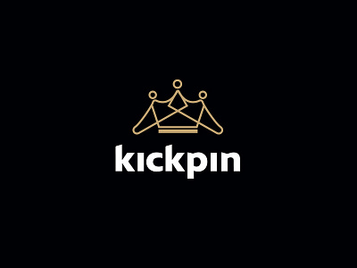 LOGO FOR KICKPIN brand branding identity kicks logo logotype marks shoes sneakers symbols