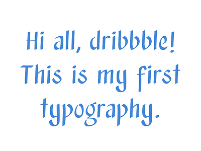 My first typography! gliglifo glyphs typography