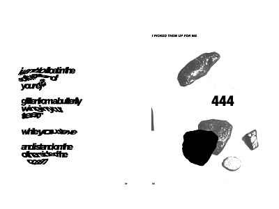 Butter-fly Spread editorial experimental type illustration publication typography zine