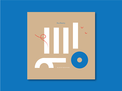 Post Reality - Unused album album art album cover illustration music record typography