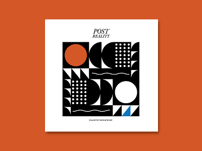 Post Reality - Chosen album album art album cover illustration music record typography