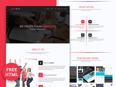 STANDARD – One Page corporate html free Download bootstrap css3 freebie freehtml html5 onepage revolthemes standard template templates webdesign
