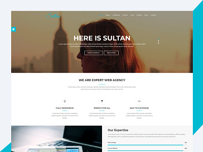 Sultan – One Page Bootstrap Business Template bootstrap css3 download html responsive template wedding