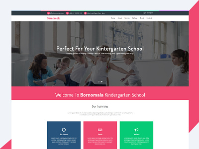 Bornomala – Kindergarten & School HTML Template bootstrap bootstrap html template bornomala education html template html template web web design web template