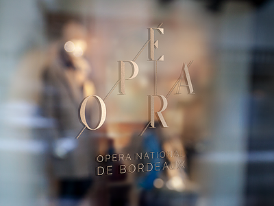 Opéra National de Bordeaux bordeaux brand mark edition illustration logo opera photo print