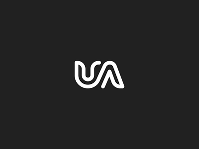 UA letters mark concept brand branding brandmark identity logo logo concept logo design logotype mark monogram