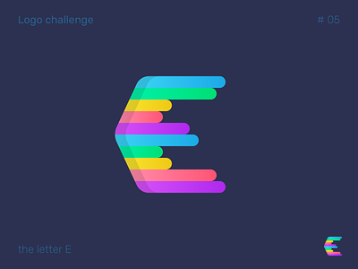 Logo challenge #5 - Letter E