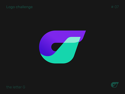 Logo challenge #7 - Letter G brand branding brandmark challenge g monogram identity letter g letter g logo logo logo challenge logo design logotype