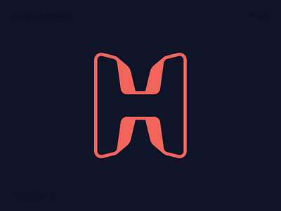 Logo challenge #8 - Letter H v2 brand brandmark h logo h monogram letter h letter logo logo logotype