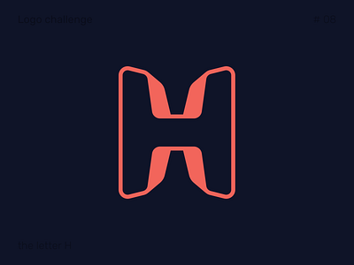 Logo challenge #8 - Letter H v2 brand brandmark h logo h monogram letter h letter logo logo logotype