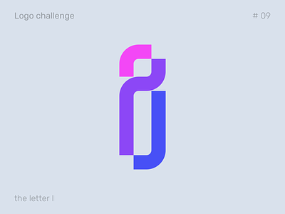 Logo challenge #9 - Letter i v1 brand branding brandmark i logo i monogram identity logo logo design logotype