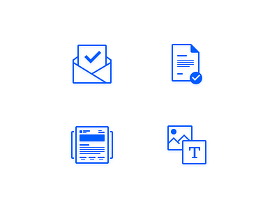 Just Some Icons contract edit icons mail site