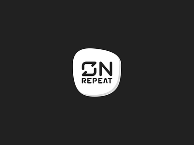On Repeat - Group on vk.com brand branding logo logotype