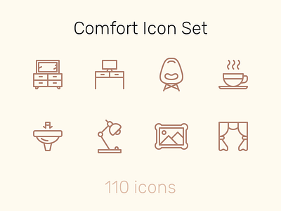 Comfort Icon Set icon icon set icons set ui