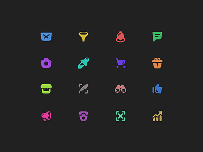Solid icons