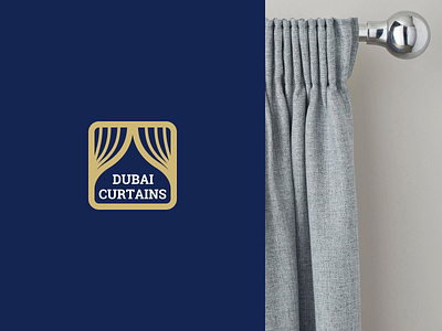 Dubai Curtains logotype concept