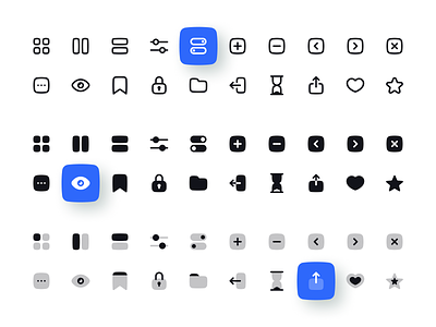User Interface Icon Set clean dark duotone figma icon set icons interface light line minimalism png solid svg ui user interface ux vector