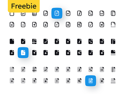 File Types Icon Set | Freebie