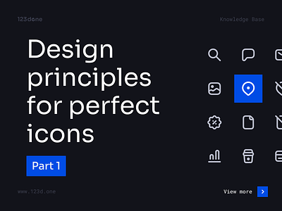 Design principles for perfect icons | Part 1