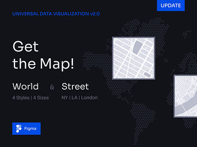 Get the Map! 123done chart component dashboard data data visualization dataviz figma graph infographic location map maps street street map ui universal data visualization world world map
