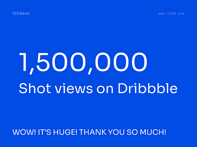 1,500,000 Shot Views 123done