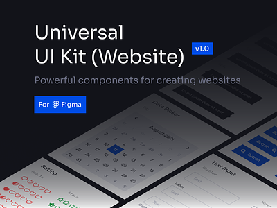 Universal UI Kit (Website) v1.0
