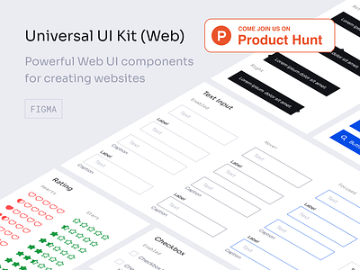 Universal UI Kit (Web) on Product Hunt