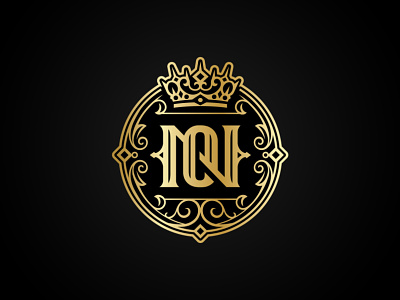 Noble Otter Monogram crown gold logo monogram no noble patch