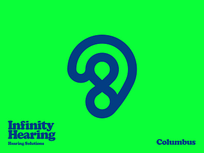 Infinity Hearing Logo branding columbus logo ohio