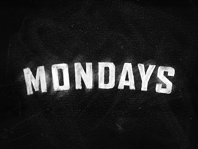 Mondays.. 614 caseofthemondays chalklettering columbus lettering monday ohio typography