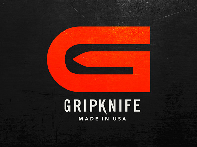 Gripknife Logo Design 614 blade columbus design gripknife knife logo military tactical