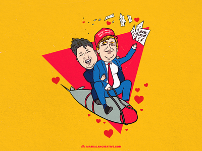 "I can show you the world.." 🎶 color politics print screenprinting trump valentines