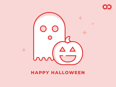 Happy Halloween from Infinite Red ghost halloween halloween bash halloween design holiday icon illustration pumpkin