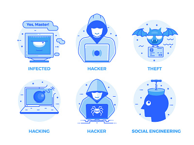 Hacker icons