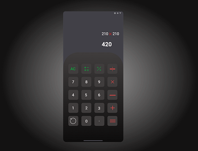 Daily UI :: 004 - Calculator dailyui