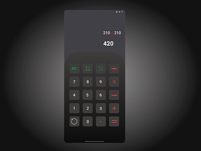 Daily UI :: 004 - Calculator
