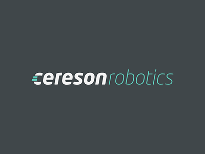 Cereson Robotics branding c cereson design flat icon logo robotics