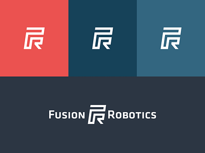 Fusion Robotics branding design fr fusion icon illustration logo robotics vector