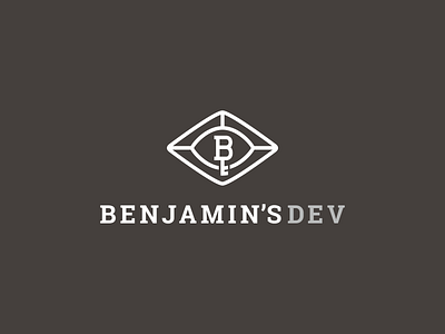 Benjamin's Dev b benjamin branding franklin icon key kite logo