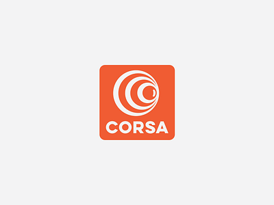 Corsa Coffee branding cafe coffee corsa design illustration logo typography